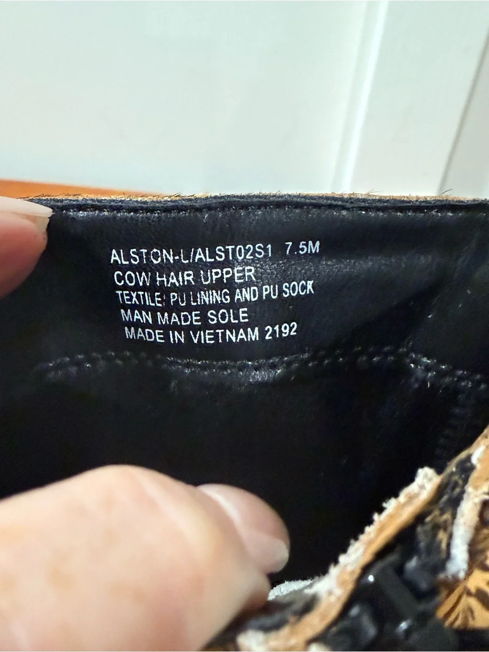 NWOT Steve Madden Alston Calf Hair Leopard Booties